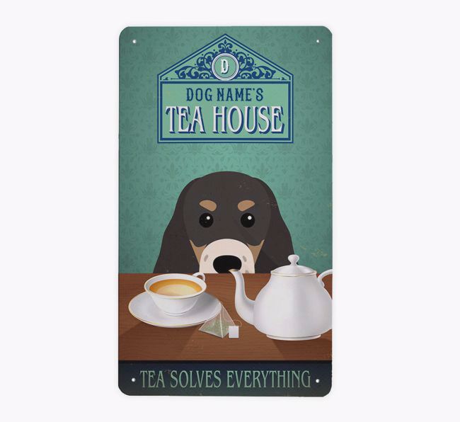 Tea House: Personalized {breedFullName} Metal Sign